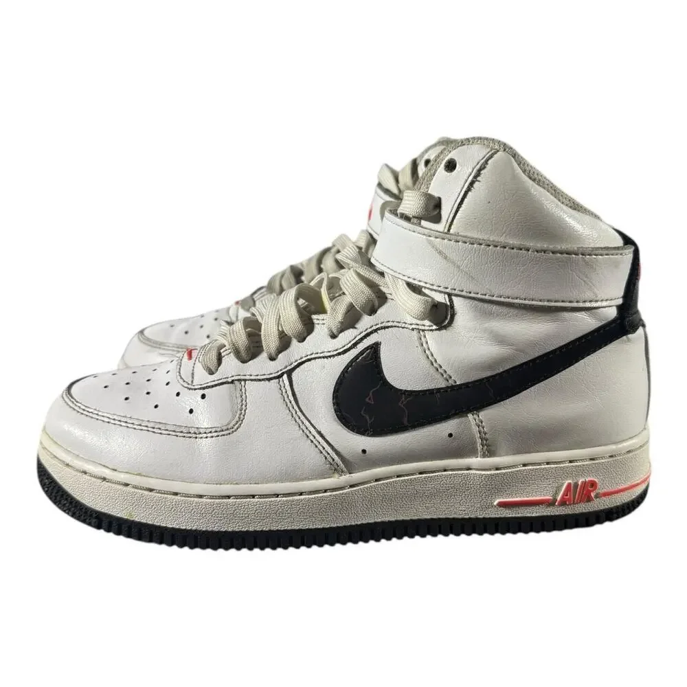 Nike Air Force 1 High Electric White Crimson Black GS 5Y 6.5 wmns max penny